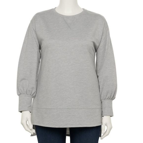 EVRI high-low tunic‎ sweatshirt plus size 4x - Picture 1 of 4